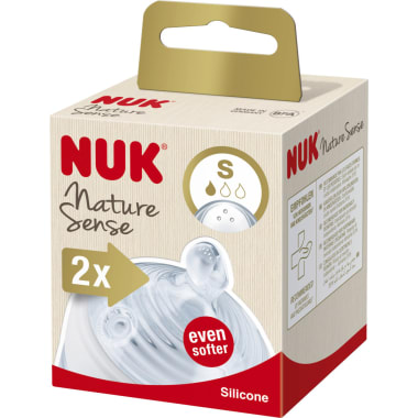 NUK First Choice Trinksauger Silikon Gr. 1 S 2er-Packung