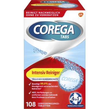 COREGA Intensivreiniger 108 Tabs