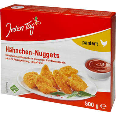 Jeden Tag Hähnchen Nuggets