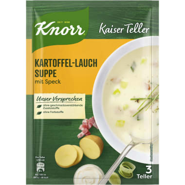 Knorr Kaiser Teller Kartoffelcremesuppe