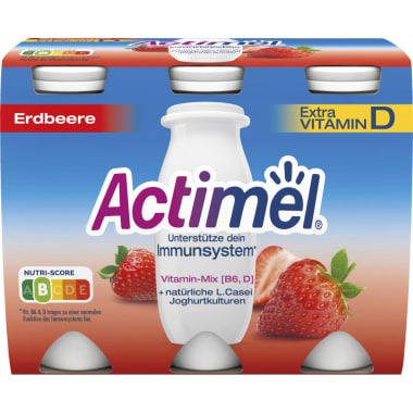 Danone Actimel Erdbeere 6er-Packung