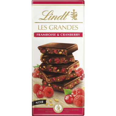 Lindt&Sprüngli Schokolade Les Grandes Himbeere & Cranberry