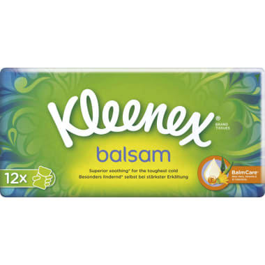 Kleenex Taschentücher Balsam 12x 9 Stück 4-lagig