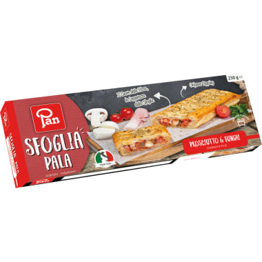 Pan Sfoglia Pala Schinken und Pilze