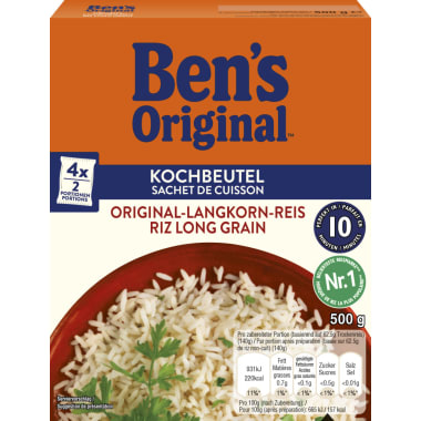 Ben's Original Spitzen-Landkorn-Reis 10 Minuten 4er-Packung
