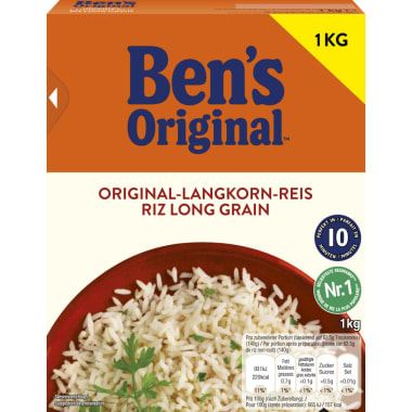 Ben's Original Spitzen-Langkorn-Reis 10 Minuten