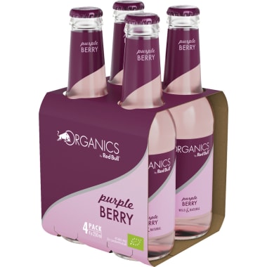 Red Bull Bio Organics Purple Berry Tray 4x 0,25 Liter