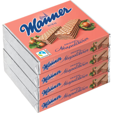 Manner Neapolitaner Schnitten 4er-Packung