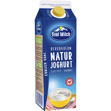 Tirol Milch Bergbauern Naturjoghurt 3,6% gerührt 1,0 kg