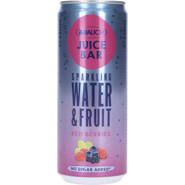 Rauch Juice Bar Water Red Berries 0,33 Liter Dose