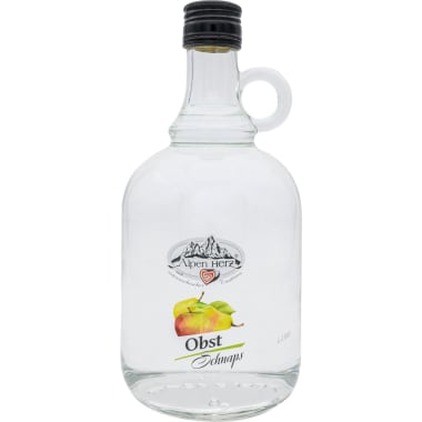 Alpenherz Obstschnaps Henkelflasche