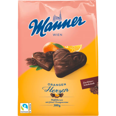 Manner Orangen Herzen