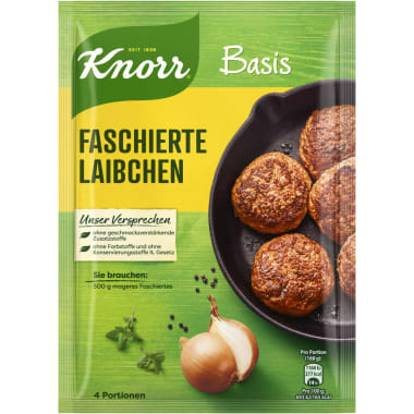 Knorr Basis Faschierte Laibchen