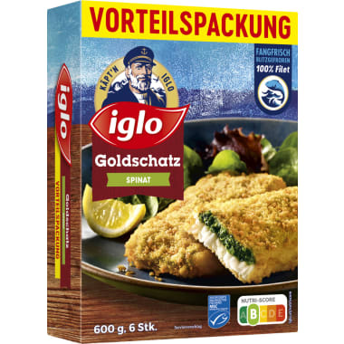 iglo Goldschatz Spinat MSC 600 gr