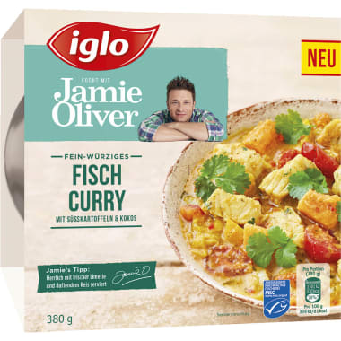 iglo Jamie Oliver Fisch Curry