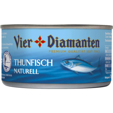 Vier Diamanten Thunfisch naturell
