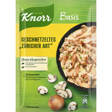 Knorr Basis Geschnetzeltes Züricher Art