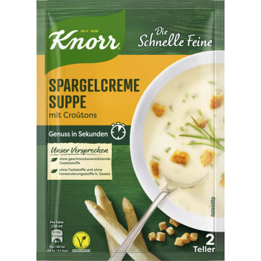 Knorr Die Schnelle Feine Spargelcremesuppe