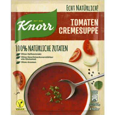 Knorr Echt Natürlich Tomatencremesuppe