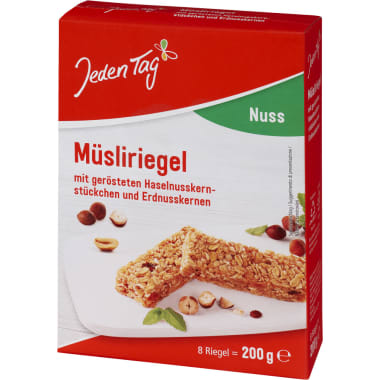 Jeden Tag Müsliriegel Nuss