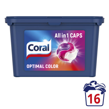 Coral 2 in 1 Caps Optimal Color 16 Waschgänge