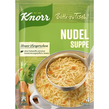 Knorr Bitte zu Tisch Nudelsuppe