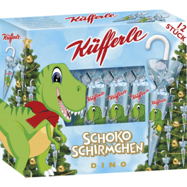 Küfferle Schokoschirmchen Dino Xmas