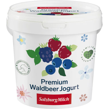 SalzburgMilch Premium Jogurt Waldbeer 1,0 kg