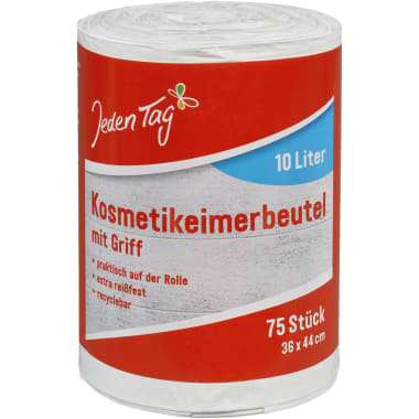 Jeden Tag Kosmetikeimer-Beutel 10 Liter