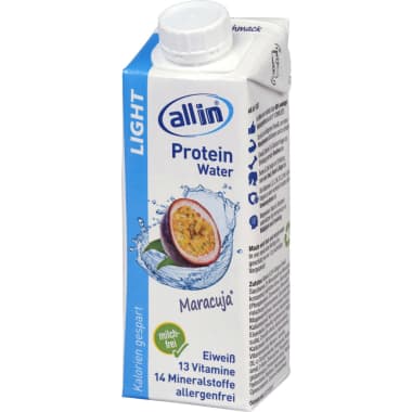 allin Protein Wasser Maracuja