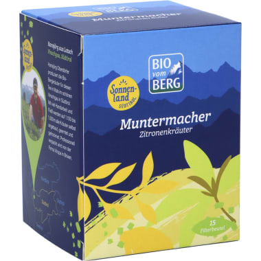 BIO vom BERG Bio Muntermacher Tee Zitronenkräuter