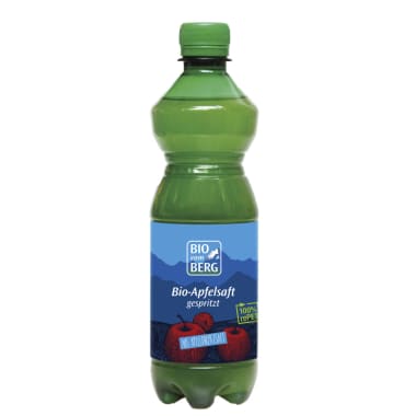 BIO vom BERG Bio Apfelsaft gespritzt 0,5 Liter