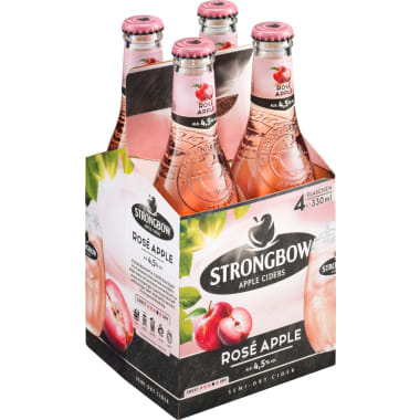 Strongbow Cider Rosé Apple Tray 4x 0,33 Liter