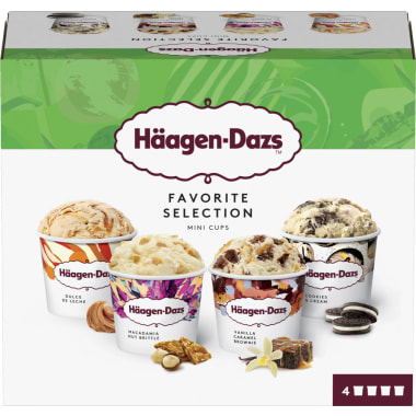 Häagen-Dazs Favorite Selection 4er-Packung