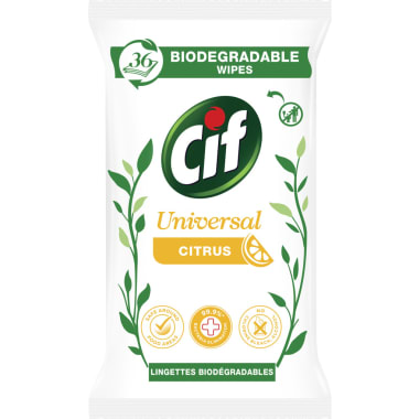 Cif Tücher Citrus antibakteriell