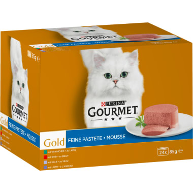 PURINA Gourmet Gold Feine Pasteten 24x 85 gr