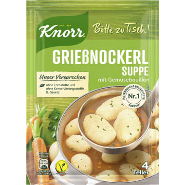 Knorr Bitte zu Tisch Grießnockerlsuppe