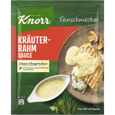 Knorr Feinschmecker Sauce Kräuter-Rahm