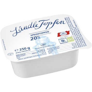 Vorarlberg Milch Ländle Topfen 20%