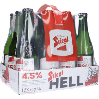 Stiegl Hell Tray 12x 0,33 Liter