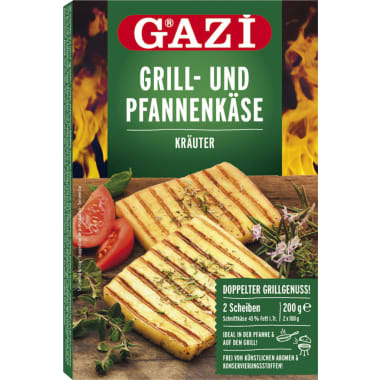 GAZi Grill- und Pfannenkäse mediterrane Kräuter