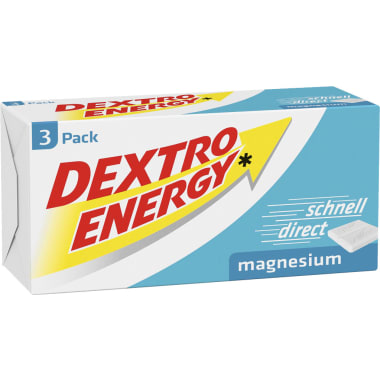Dextro Energy Traubenzucker Magnesium 3er-Packung