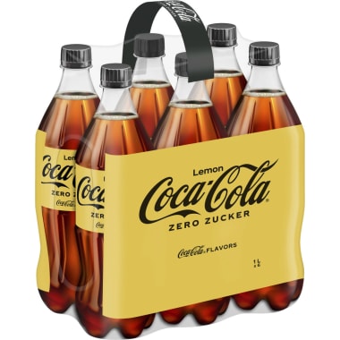 Coca-Cola Zero Lemon Tray 6x 1,0 Liter