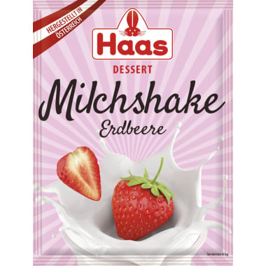 Haas Milchshake Erdbeere