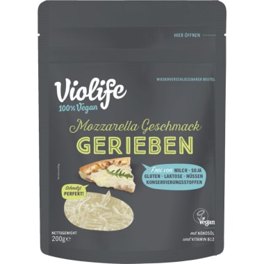 Violife Mozzarella Geschmack gerieben 100% Vegan