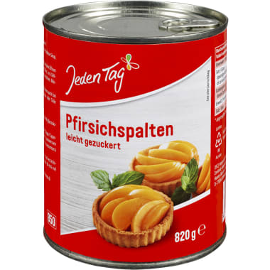 Jeden Tag Pfirsichspalten