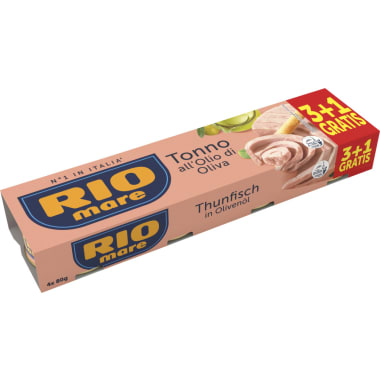 Rio Mare Thunfisch in Olivenöl 3+1