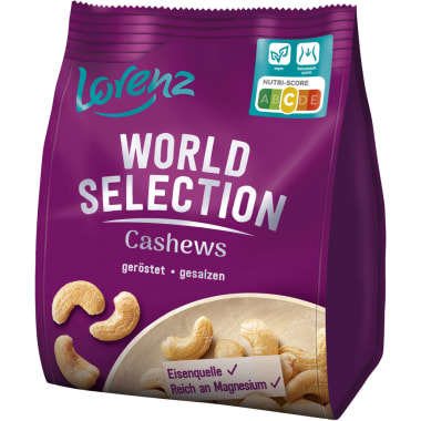 World Selection Cashews geröstet & gesalzen