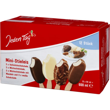 Jeden Tag 12 Mini Stieleis