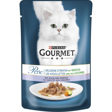 PURINA Gourmet Perle Streifen Kalb & Gemüse